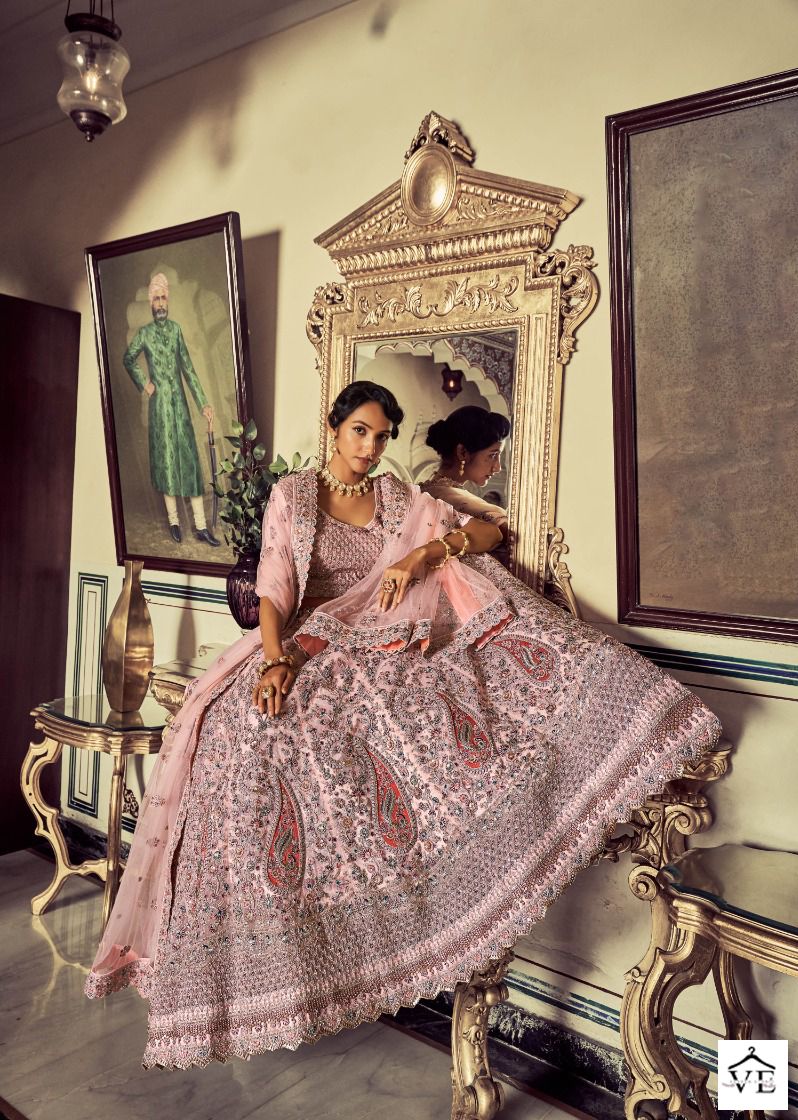 Arya Kimaya Vol 3 Georgette Wholesale Bridal Lehenga Catalog — Wholesale Lehenga, MPA wholesale from Surat - Gallery Image 6