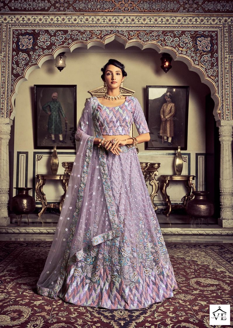 Arya Kimaya Vol 3 Georgette Wholesale Bridal Lehenga Catalog — Wholesale Lehenga, MPA wholesale from Surat - Gallery Image 7