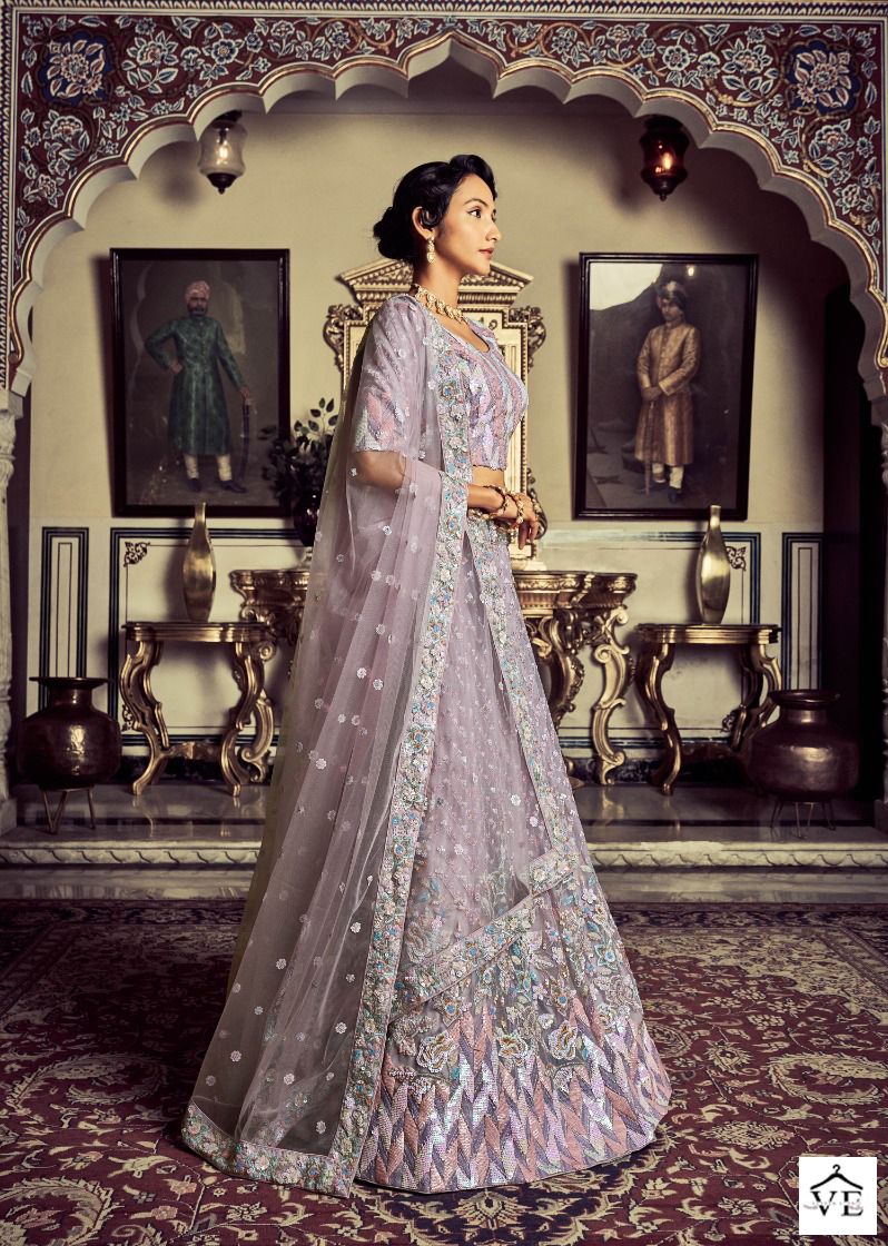 Arya Kimaya Vol 3 Georgette Wholesale Bridal Lehenga Catalog — Wholesale Lehenga, MPA wholesale from Surat - Gallery Image 2