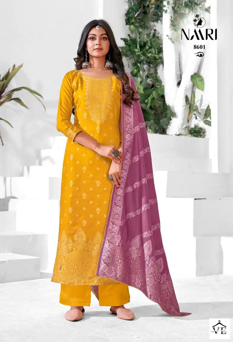 Naari Kritika Pure Muslin Wholesale Designer Salwar Suit Catalog — Wholesale Salwar Suits, MPA wholesale from Surat - Gallery Image 3