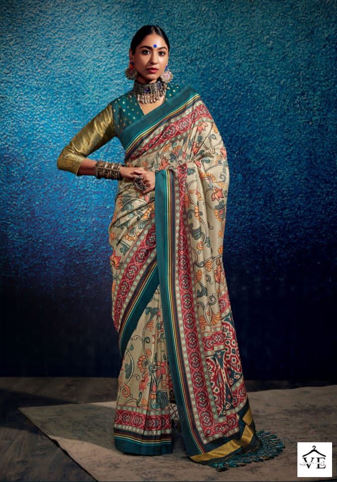 Kimora Kalam Patola Dola Wholesale Sarees Catalog — Wholesale Sarees, MPA wholesale from Surat — view 2