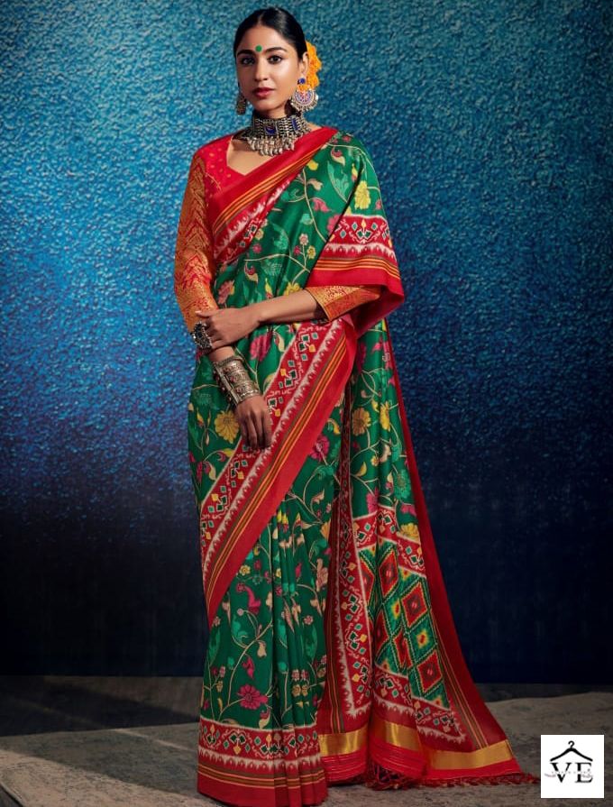 Kimora Kalam Patola Dola Wholesale Sarees Catalog — Wholesale Sarees, MPA wholesale from Surat — view 1