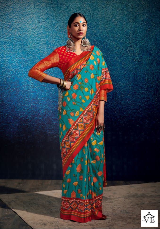 Kimora Kalam Patola Dola Wholesale Sarees Catalog — Wholesale Sarees, MPA wholesale from Surat — view 3