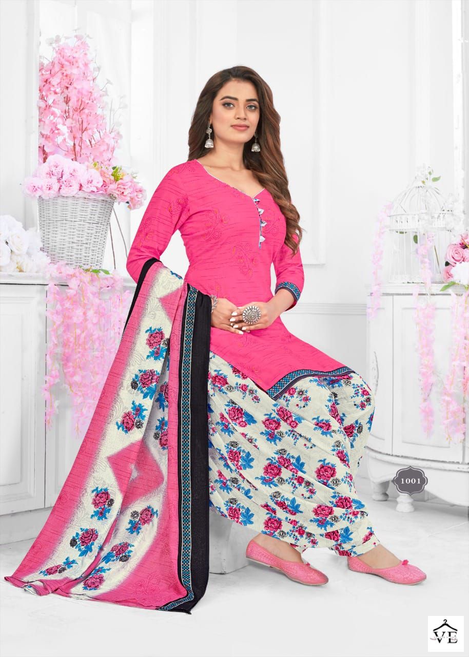 Vardan Ethnic Kesariya Patiyala Vol 1 Pure Cotton Wholesale Salwar Suit Catalog — Wholesale Salwar Suits, MPA wholesale from Surat - Gallery Image 10