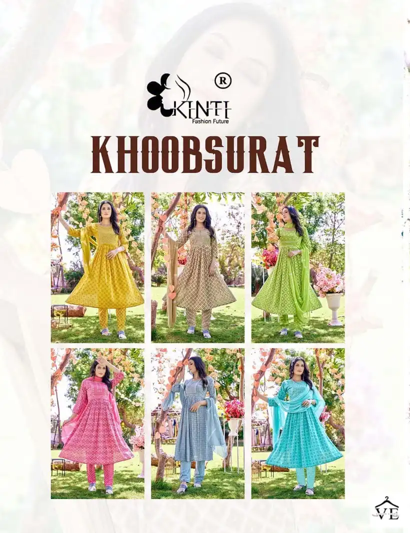 Kinti Khoobsurat Heavy Rayon Slub Wholesale Readymade Salwar Suit Catalog — Wholesale Salwar Suits, MPA wholesale from Surat — view 7