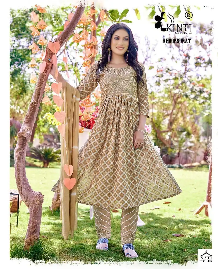 Kinti Khoobsurat Heavy Rayon Slub Wholesale Readymade Salwar Suit Catalog — Wholesale Salwar Suits, MPA wholesale from Surat - Gallery Image 6