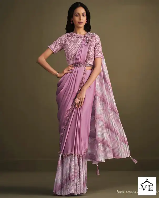 Mahotsav La Belle Crepe Silk Wholesale Designer Saree Catalog