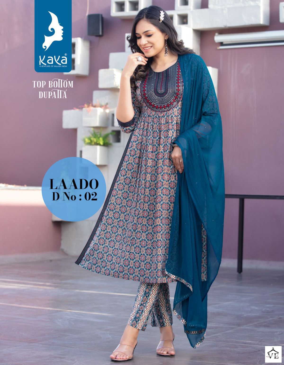 Vardan Ethnic Laado Pure Cotton Wholesale Readymade Salwar Suit Catalog — Wholesale Salwar Suits, MPA wholesale from Surat - Gallery Image 4