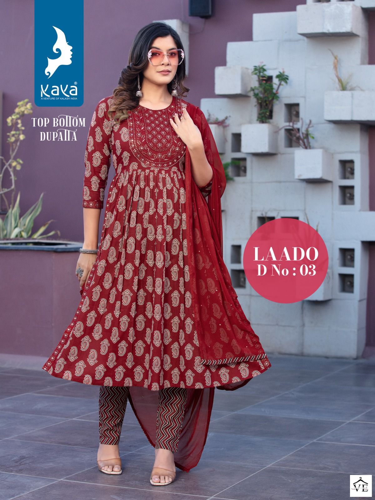 Vardan Ethnic Laado Pure Cotton Wholesale Readymade Salwar Suit Catalog — Wholesale Salwar Suits, MPA wholesale from Surat - Gallery Image 6