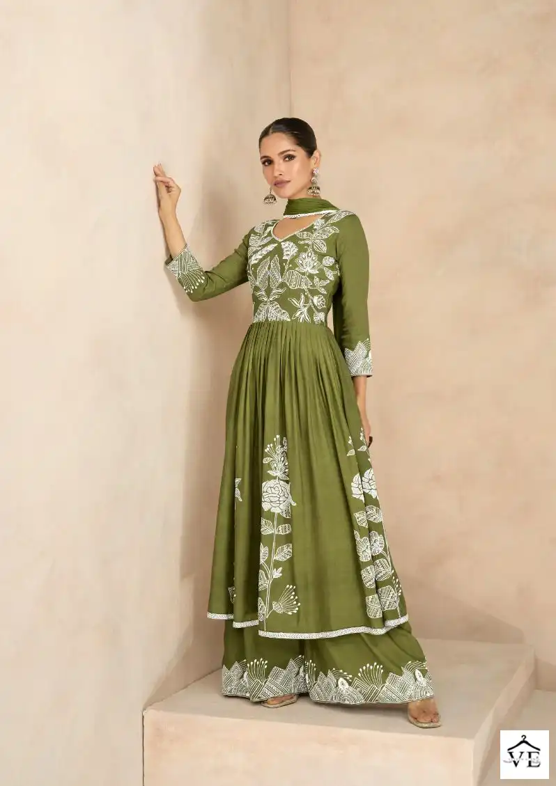 Vamika Lakhnavi Vol 6 Heavy Rayon Wholesale Readymade Salwar Suit Catalog — Wholesale Salwar Suits, MPA wholesale from Surat - Gallery Image 3