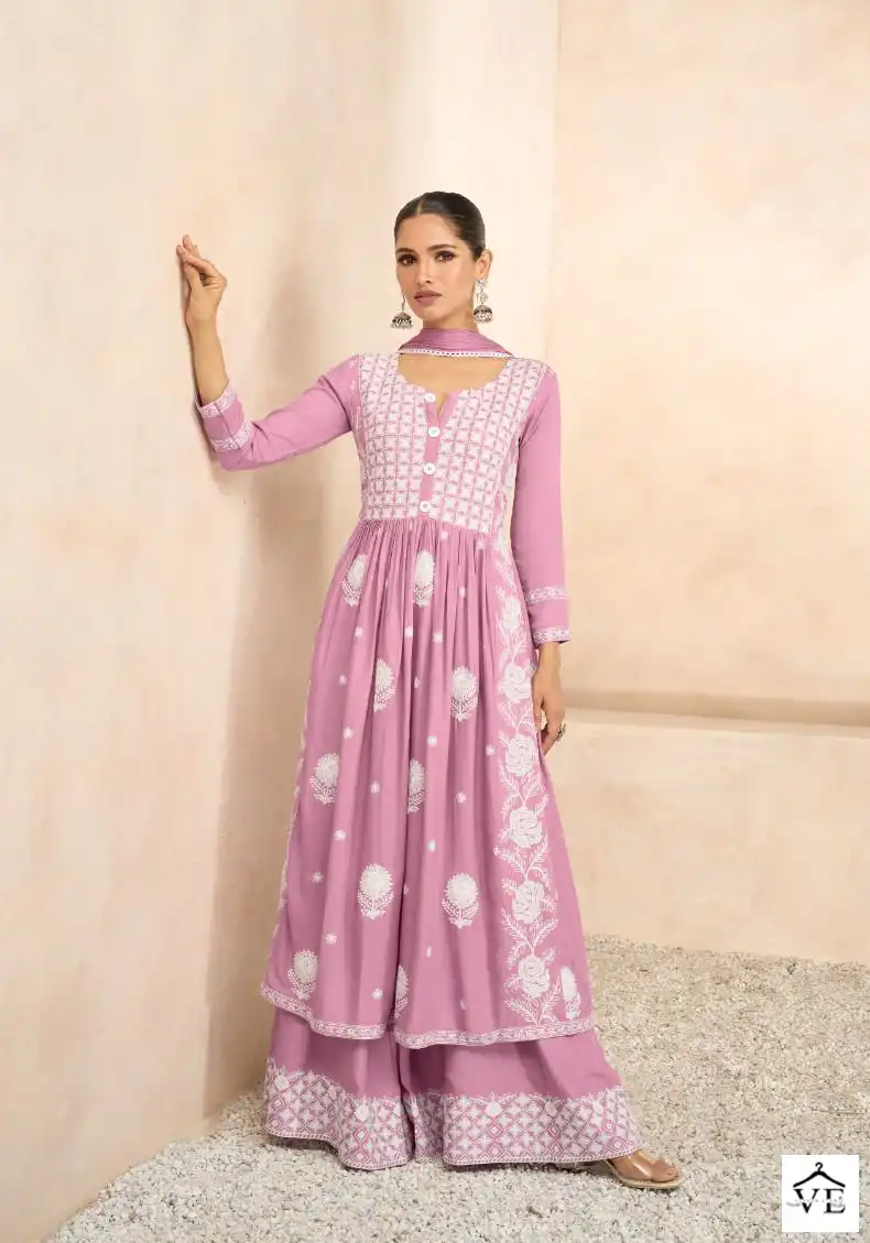 Vamika Lakhnavi Vol 6 Heavy Rayon Wholesale Readymade Salwar Suit Catalog — Wholesale Salwar Suits, MPA wholesale from Surat - Gallery Image 4