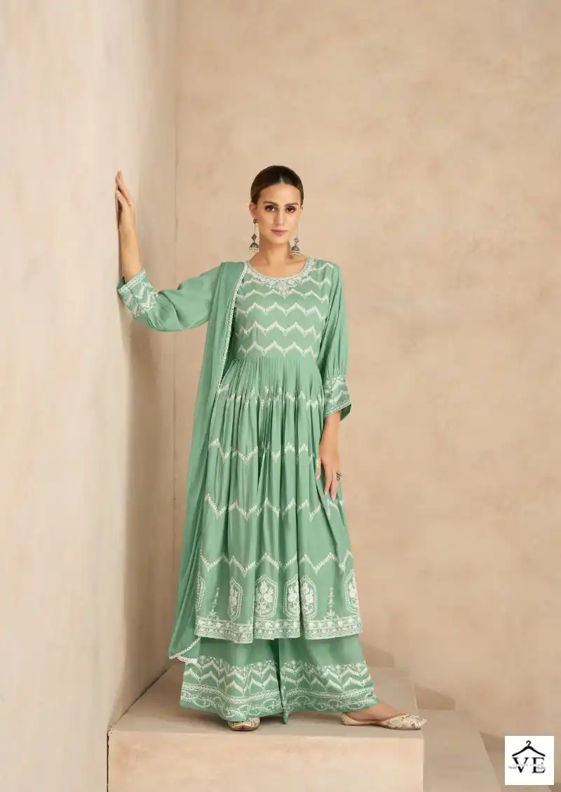 Vamika Lakhnavi Vol 6 Heavy Rayon Wholesale Readymade Salwar Suit Catalog — Wholesale Salwar Suits, MPA wholesale from Surat - Gallery Image 6