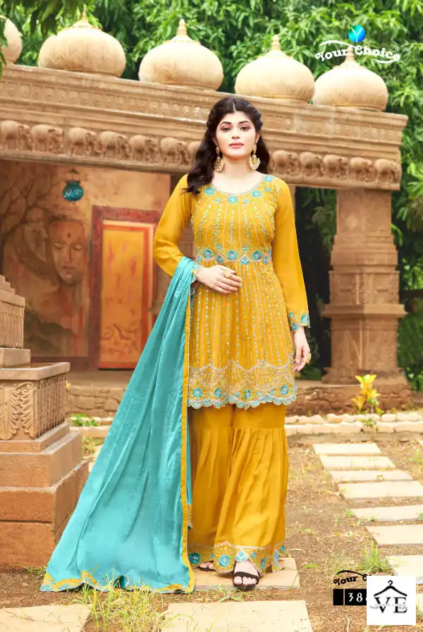 Your Choice Lakme Heavy Chinon Wholesale Designer Salwar Suit Catalog — Wholesale Salwar Suits, MPA wholesale from Surat - Gallery Image 2