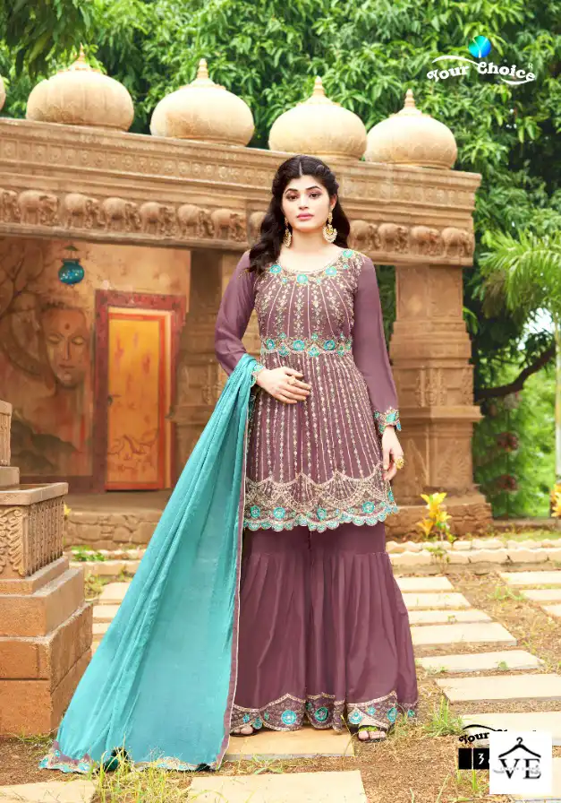 Your Choice Lakme Heavy Chinon Wholesale Designer Salwar Suit Catalog — Wholesale Salwar Suits, MPA wholesale from Surat - Gallery Image 4