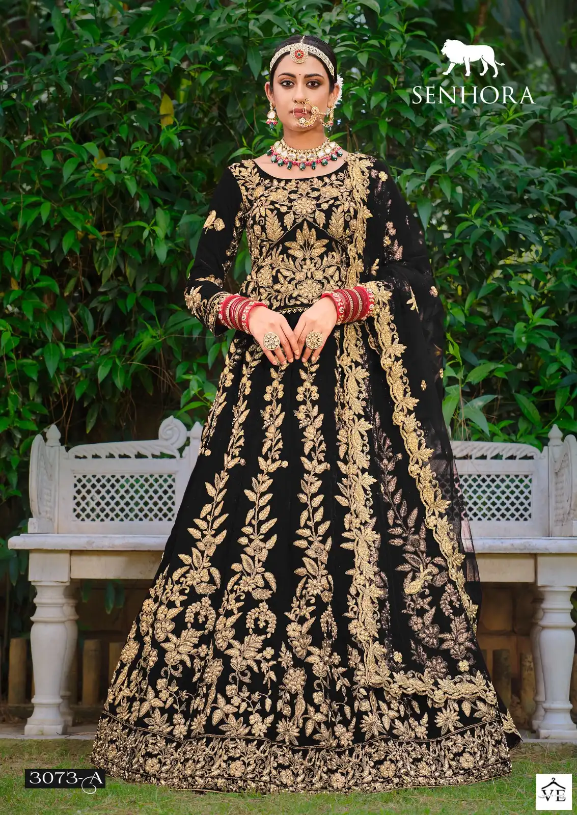 Senhora Latika Chinon Wholesale Readymade Lehenga Catalog — Wholesale Lehenga, MPA wholesale from Surat - Gallery Image 2