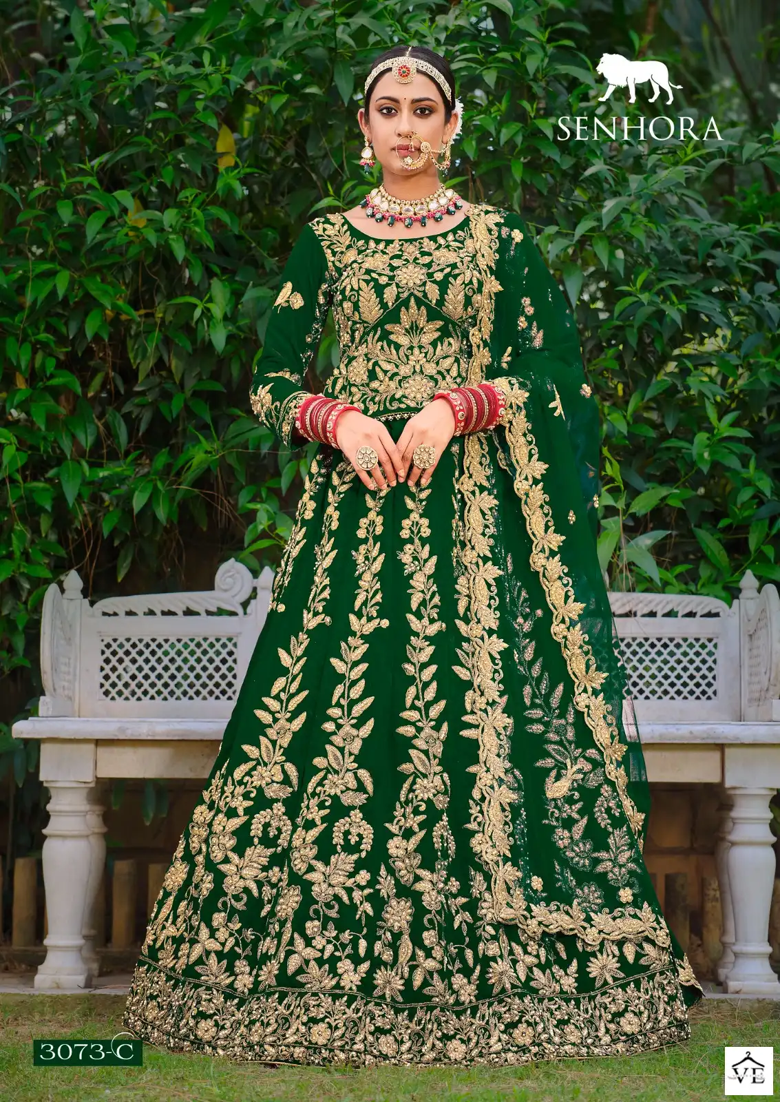 Senhora Latika Chinon Wholesale Readymade Lehenga Catalog — Wholesale Lehenga, MPA wholesale from Surat - Gallery Image 4