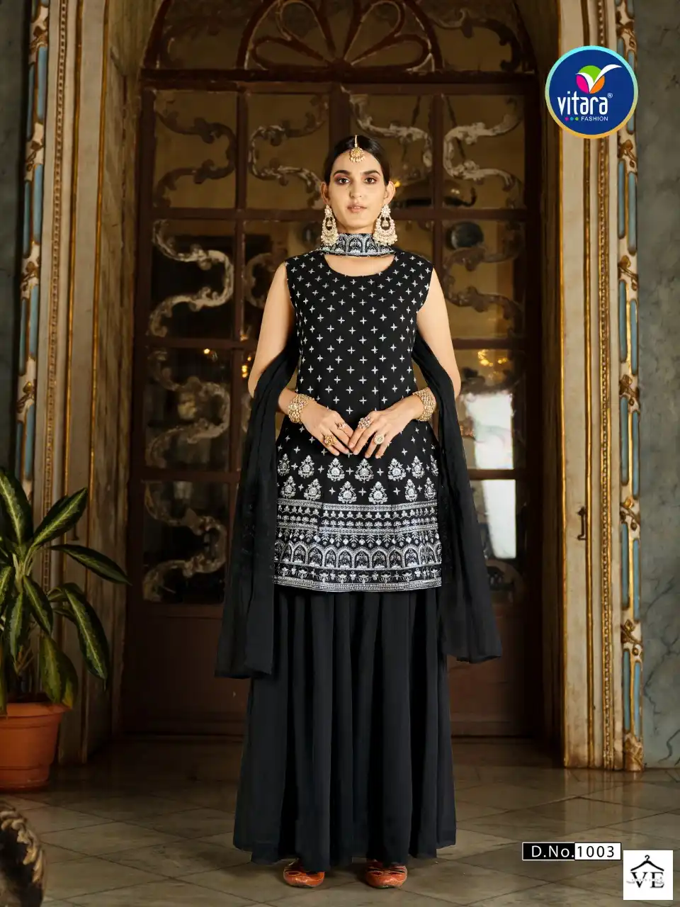 Vitara Lenora Faux Georgette Wholesale Readymade Salwar Suit Catalog — Wholesale Salwar Suits, MPA wholesale from Surat - Gallery Image 3