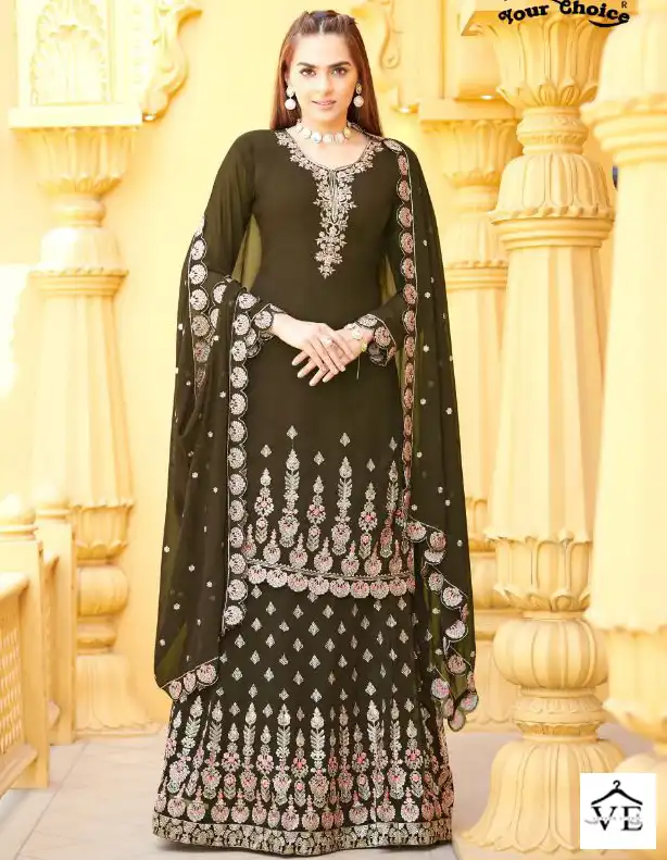 Your Choice Madam Blooming Georgette Wholesale Designer Salwar Suit Catalog — Wholesale Salwar Suits, MPA wholesale from Surat - Gallery Image 2