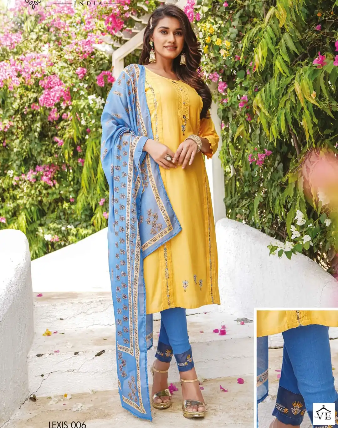 Mayree Lexis Heavy Rayon Wholesale Readymade Salwar Suit Catalog — Wholesale Salwar Suits, MPA wholesale from Surat — view 1