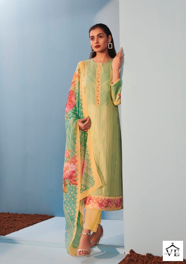 Sahiba Lines Pure Cotton Lawn Wholesale Designer Salwar Suit Catalog — Wholesale Salwar Suits, MPA wholesale from Surat - Gallery Image 3