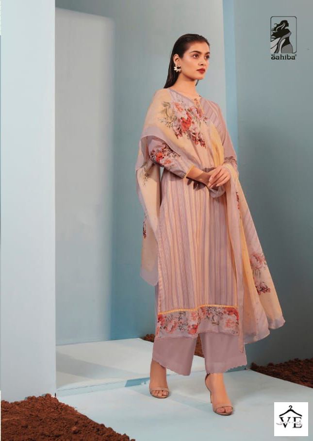 Sahiba Lines Pure Cotton Lawn Wholesale Designer Salwar Suit Catalog — Wholesale Salwar Suits, MPA wholesale from Surat - Gallery Image 6