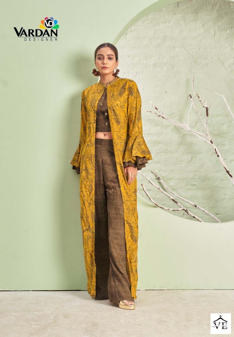 Vardan Liger Do No 1271 14Kg Heavy Rayon Wholesale Kurti With Pant Catalog — Wholesale Kurti Pant Set, MPA wholesale from Surat - Gallery Image 2