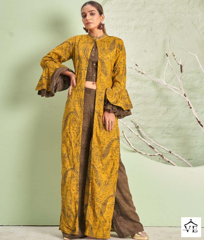 Vardan Liger Do No 1271 14Kg Heavy Rayon Wholesale Kurti With Pant Catalog — Wholesale Kurti Pant Set, MPA wholesale from Surat — view 1
