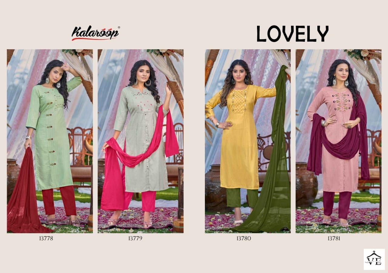 Kalaroop Lovely Heavy Rayon Wholesale Readymade Salwar Suit Catalog — Wholesale Salwar Suits, MPA wholesale from Surat — view 5
