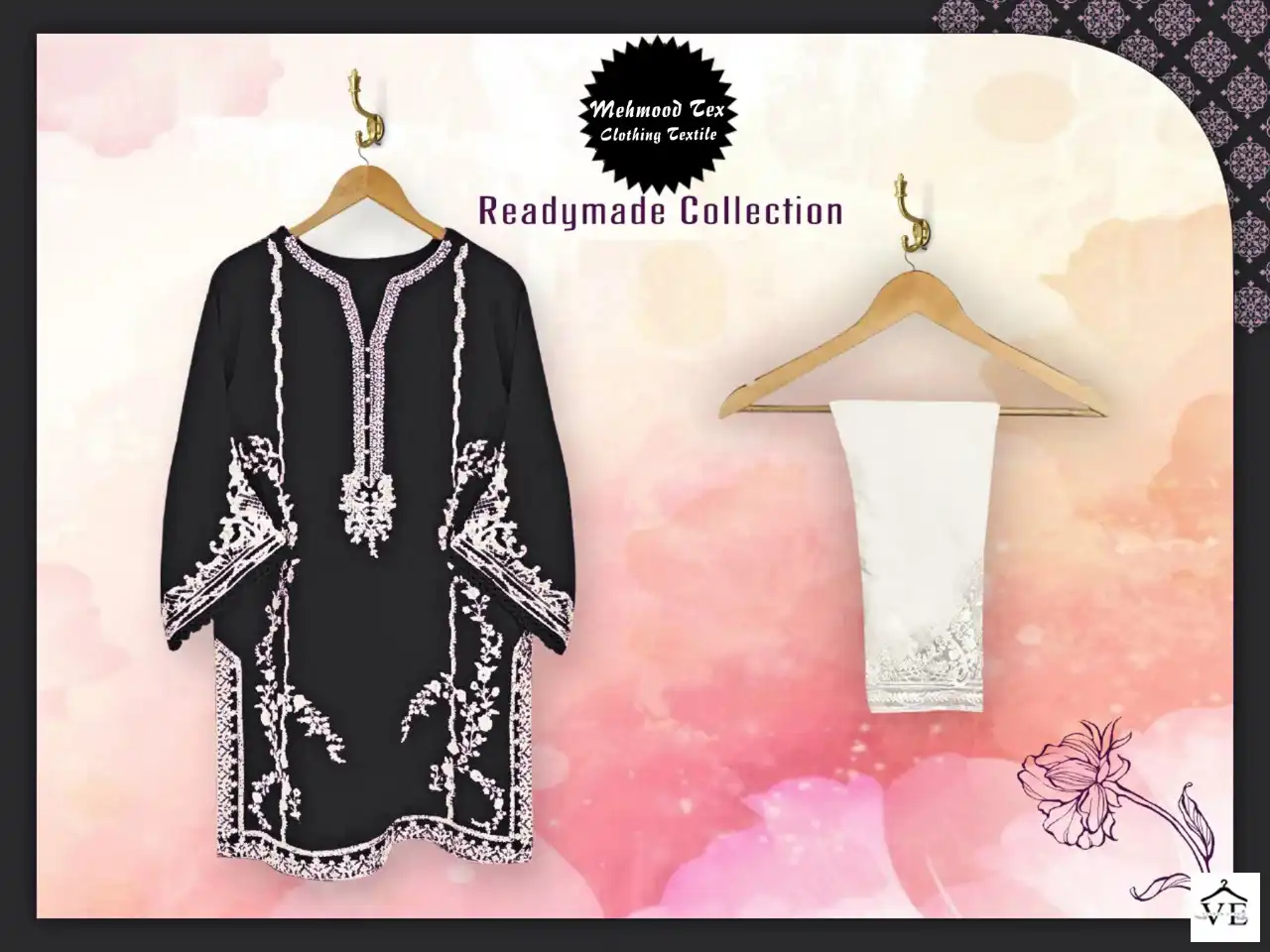 Mehmood Tex Luxury Pret Heavy Faux Georgette Wholesale Readymade Pakistani Suit Catalog — Wholesale Salwar Suits, MPA wholesale from Surat - Gallery Image 2