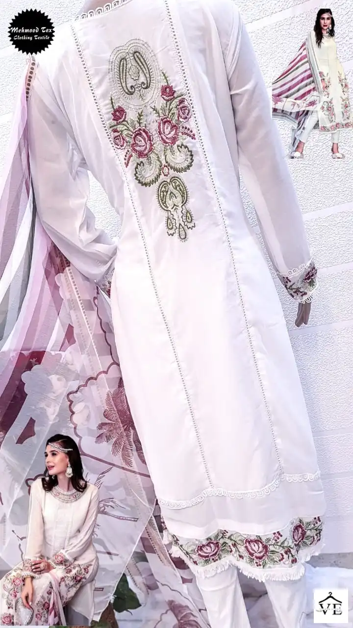 Mehmood Tex Luxury Formals Heavy Faux Georgette Wholesale Pakistani Readymade Salwar Suit Catalog — Wholesale Salwar Suits, MPA wholesale from Surat - Gallery Image 5