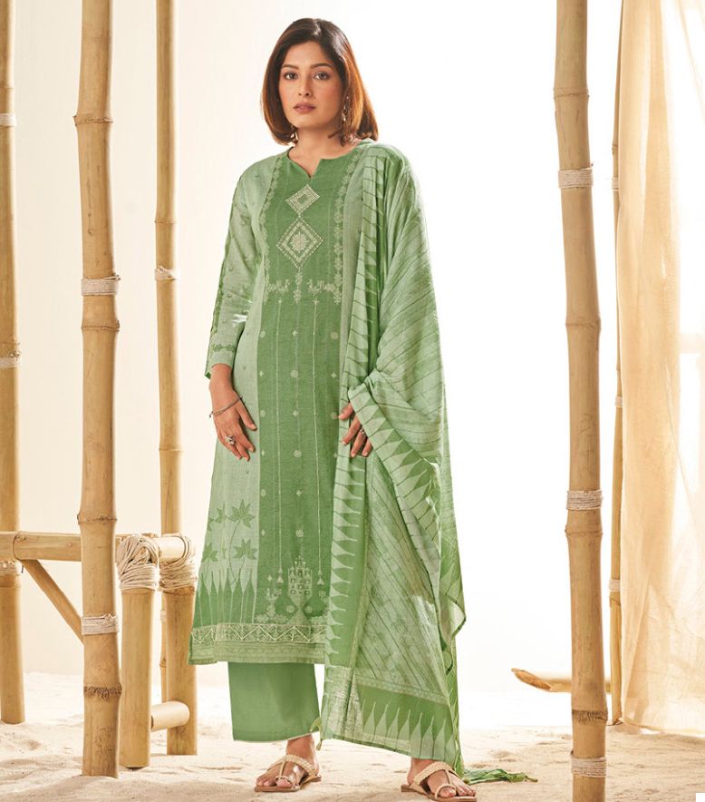 Omtex Maanvi Ruia Linen Wholesale Designer Salwar Suit Catalog — Wholesale Salwar Suits, MPA wholesale from Surat — view 1