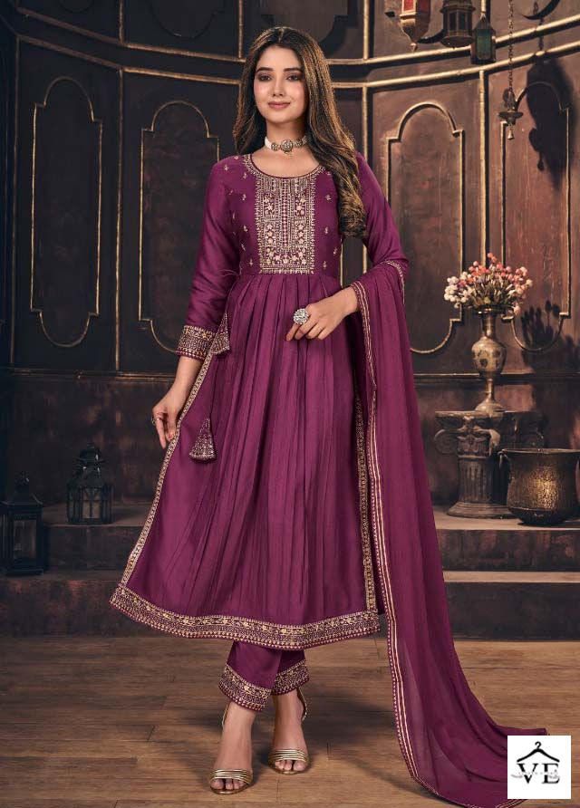Rangoon Mahima Airjet Rayon Wholesale Readymade Salwar Suit Catalog — Wholesale Salwar Suits, MPA wholesale from Surat - Gallery Image 3