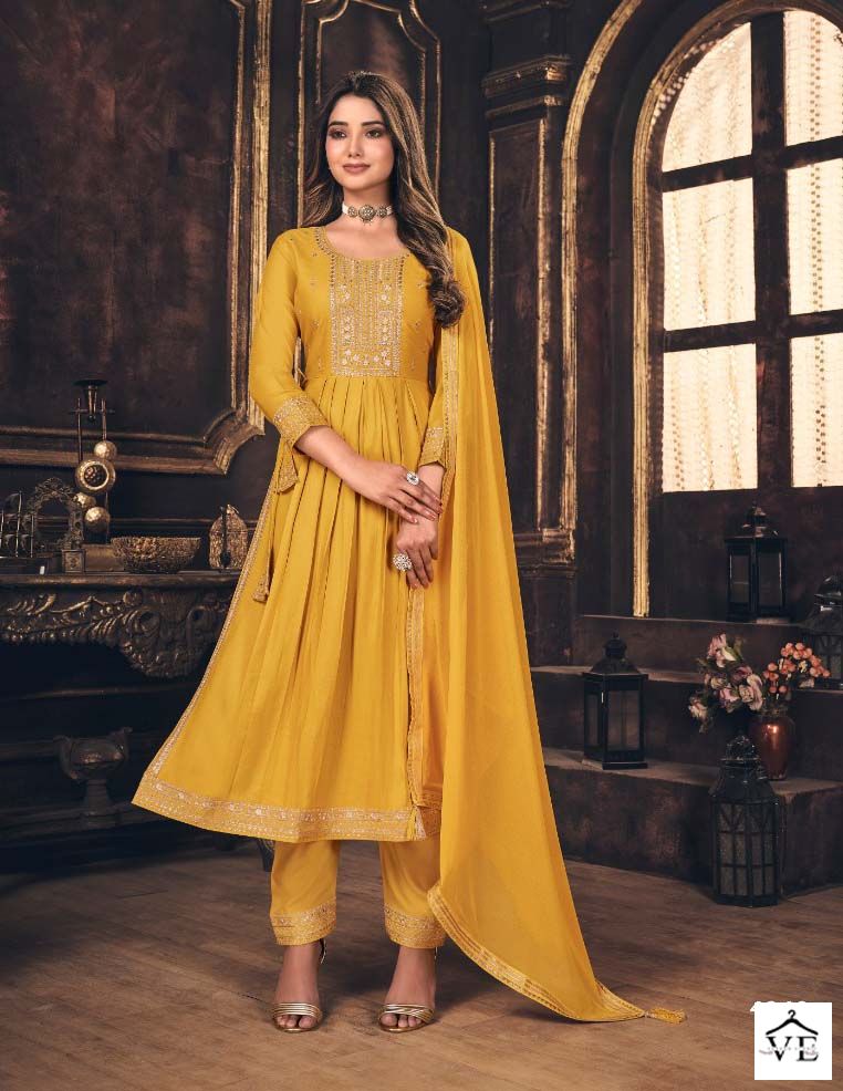 Rangoon Mahima Airjet Rayon Wholesale Readymade Salwar Suit Catalog — Wholesale Salwar Suits, MPA wholesale from Surat - Gallery Image 4