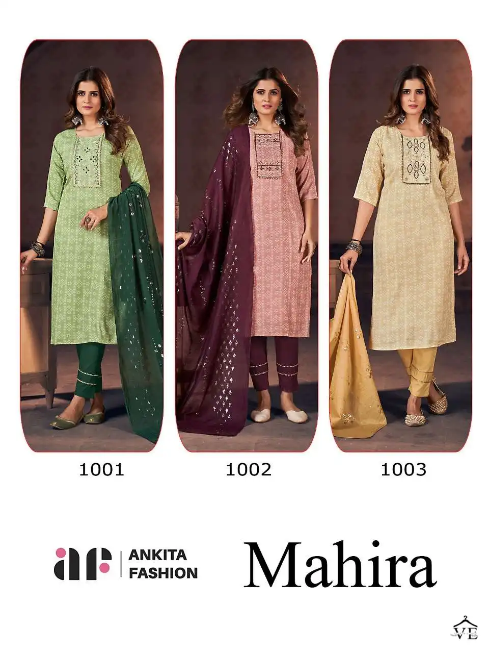 Ankita Mahira Pure Rinkal Muslin Wholesale Readymade Salwar Suit Catalog — Wholesale Salwar Suits, MPA wholesale from Surat — view 4