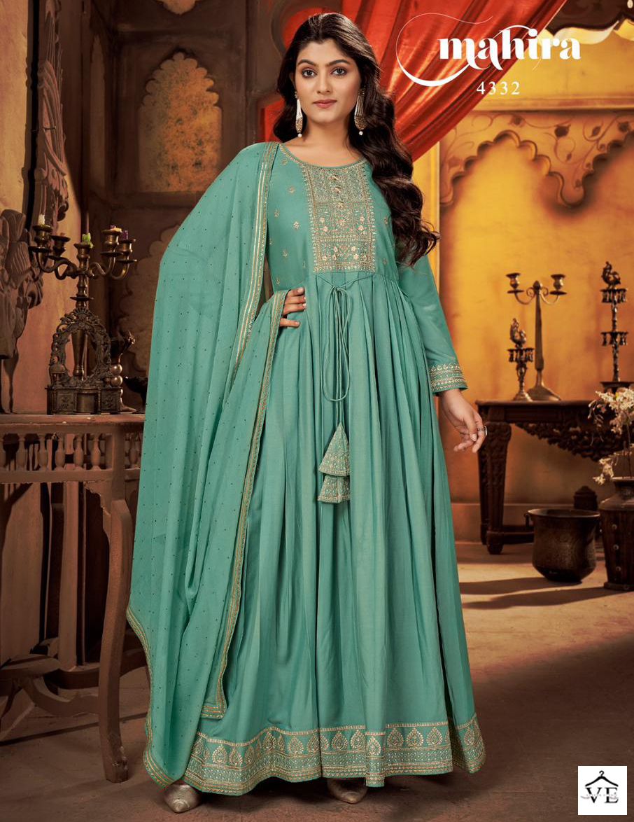 Rangoon Mahira Heavy Airjet Rayon Wholesale Readymade Salwar Suit Catalog — Wholesale Salwar Suits, MPA wholesale from Surat — view 1