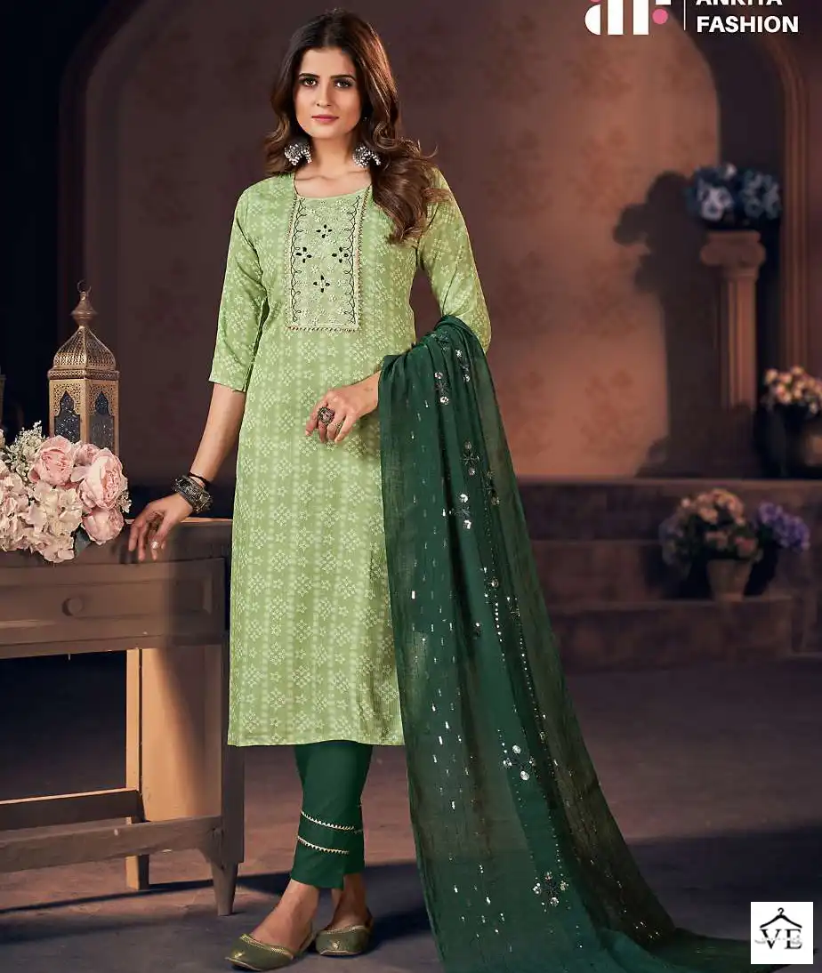 Ankita Mahira Pure Rinkal Muslin Wholesale Readymade Salwar Suit Catalog — Wholesale Salwar Suits, MPA wholesale from Surat — view 1
