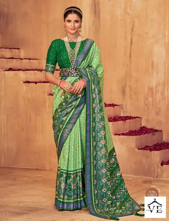 Shubh Shree Mani Kandan Iscos Makhmalli Silk Wholesale Saree Catalog — Wholesale Sarees, MPA wholesale from Surat - Gallery Image 2
