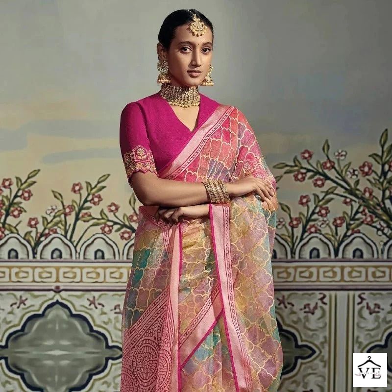 Kimora Meera Premium Series No 16046 Brasso Wholesale Saree Catalog — Wholesale Sarees, MPA wholesale from Surat — view 6