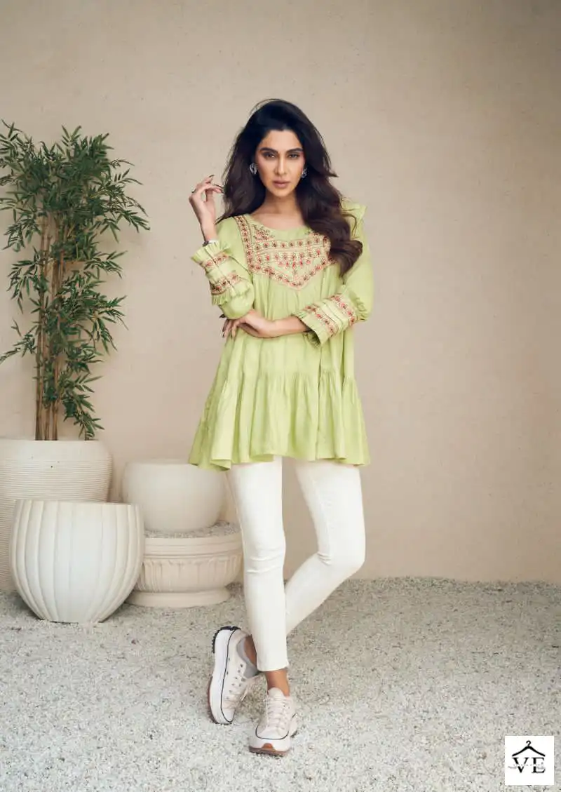 Vamika Nx Meeraki Heavy Rayon Wholesale Kurtis Catalog — Wholesale Kurtis, MPA wholesale from Surat - Gallery Image 5