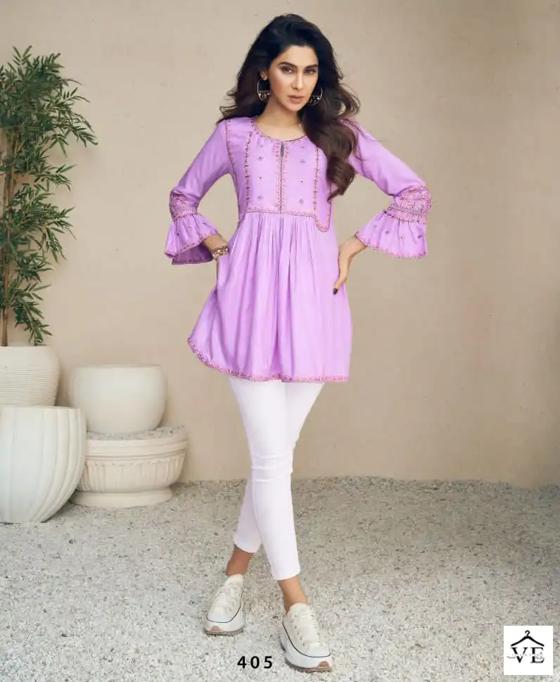 Vamika Nx Meeraki Heavy Rayon Wholesale Kurtis Catalog — Wholesale Kurtis, MPA wholesale from Surat — view 1