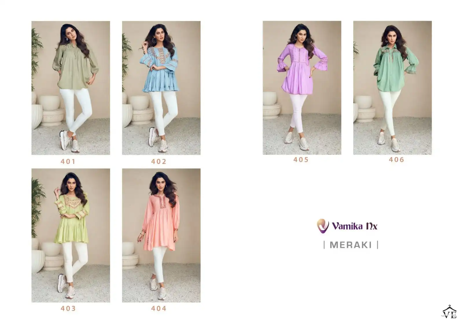 Vamika Nx Meeraki Heavy Rayon Wholesale Kurtis Catalog — Wholesale Kurtis, MPA wholesale from Surat — view 7