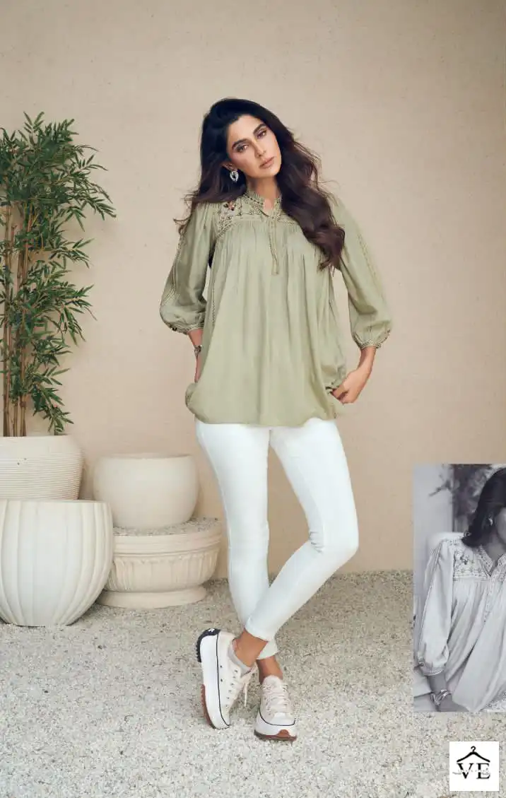 Vamika Nx Meeraki Heavy Rayon Wholesale Kurtis Catalog — Wholesale Kurtis, MPA wholesale from Surat - Gallery Image 3
