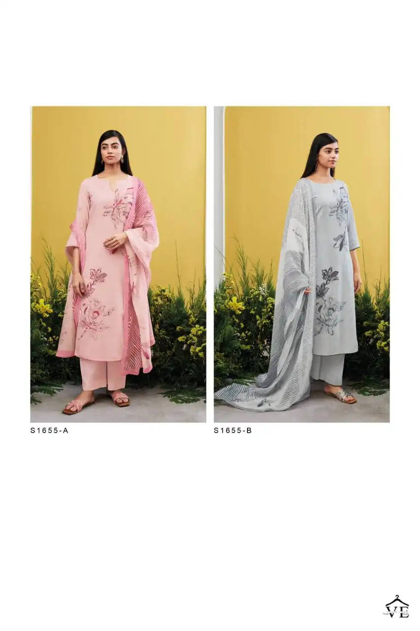 Ganga Meghana 1655 Premium Cotton Wholesale Designer Salwar Suit Catalog — Wholesale Salwar Suits, MPA wholesale from Surat — view 6