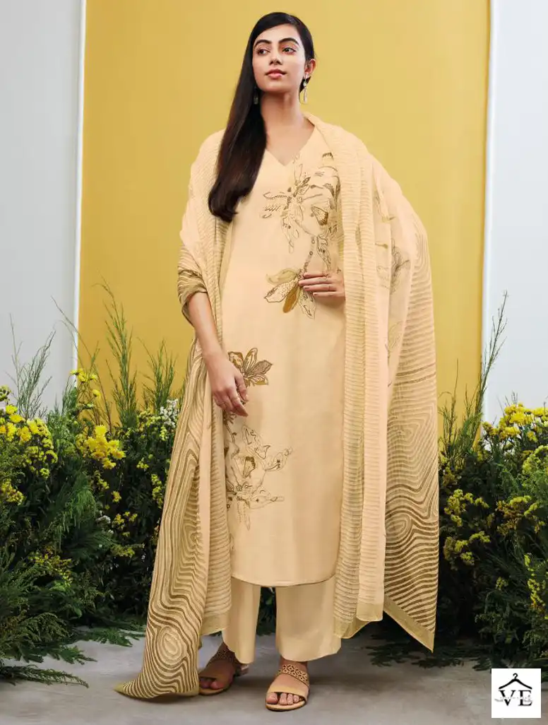 Ganga Meghana 1655 Premium Cotton Wholesale Designer Salwar Suit Catalog — Wholesale Salwar Suits, MPA wholesale from Surat — view 1