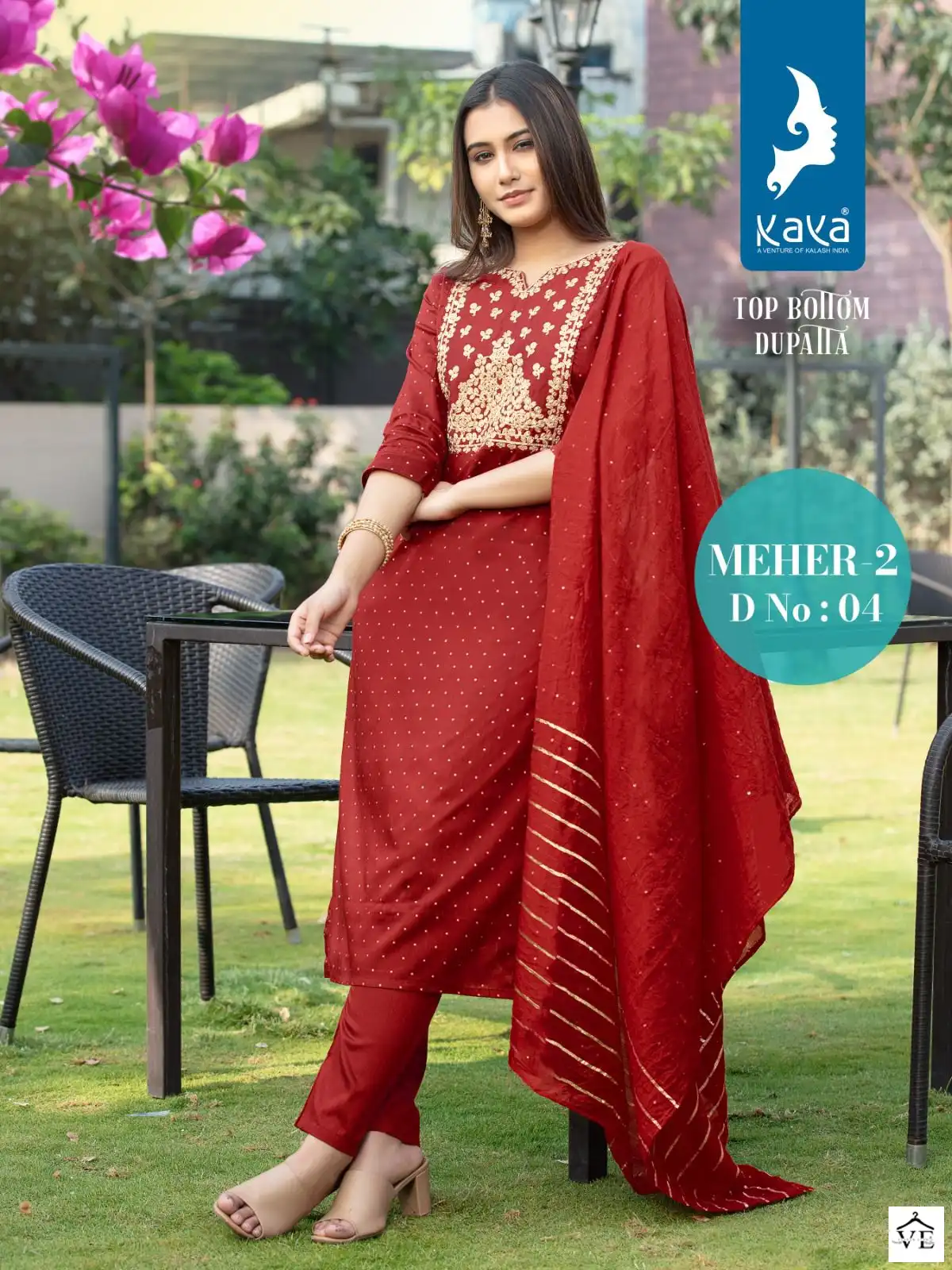 Vardan Ethnic Meher 2 Pure Silky Slub Wholesale Readymade Salwar Suit Catalog — Wholesale Salwar Suits, MPA wholesale from Surat - Gallery Image 5