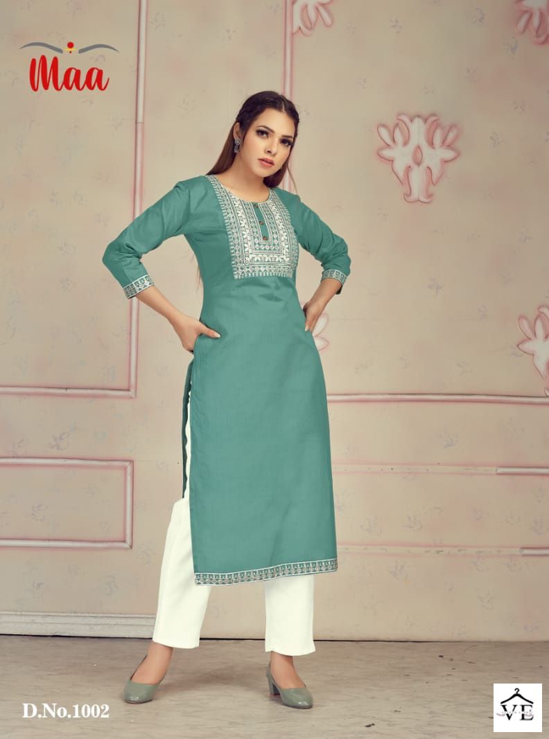 Vardan Ethnic Meraki Mul Cotton Wholesale Kurtis Catalog — Wholesale Kurtis, MPA wholesale from Surat - Gallery Image 3