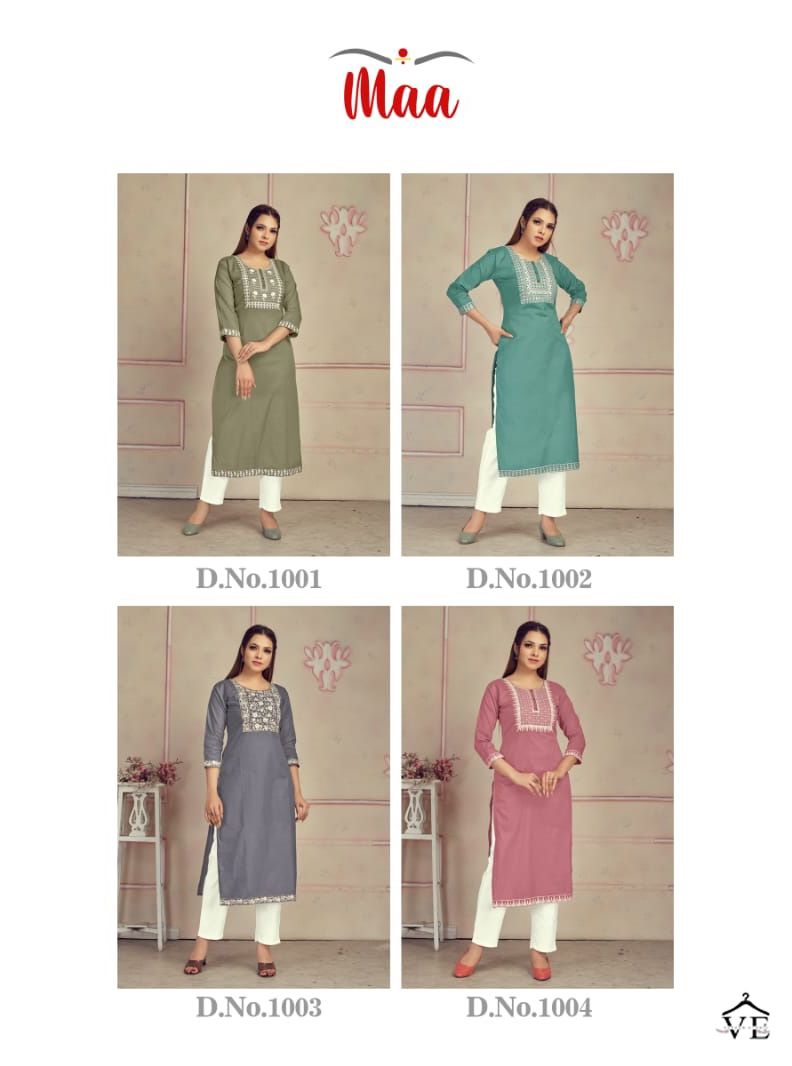 Vardan Ethnic Meraki Mul Cotton Wholesale Kurtis Catalog — Wholesale Kurtis, MPA wholesale from Surat — view 5