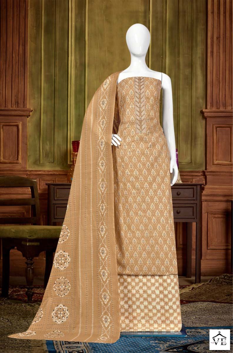 Bipson Mercedes 214 Pure Cotton Wholesale Salwar Suit Catalog — Wholesale Salwar Suits, MPA wholesale from Surat - Gallery Image 4
