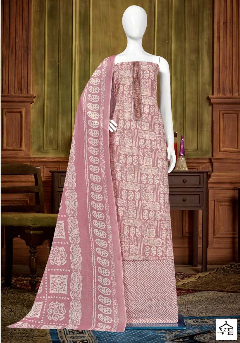 Bipson Mercedes 2148 Pure Cotton Wholesale Salwar Suit Catalog — Wholesale Salwar Suits, MPA wholesale from Surat - Gallery Image 2