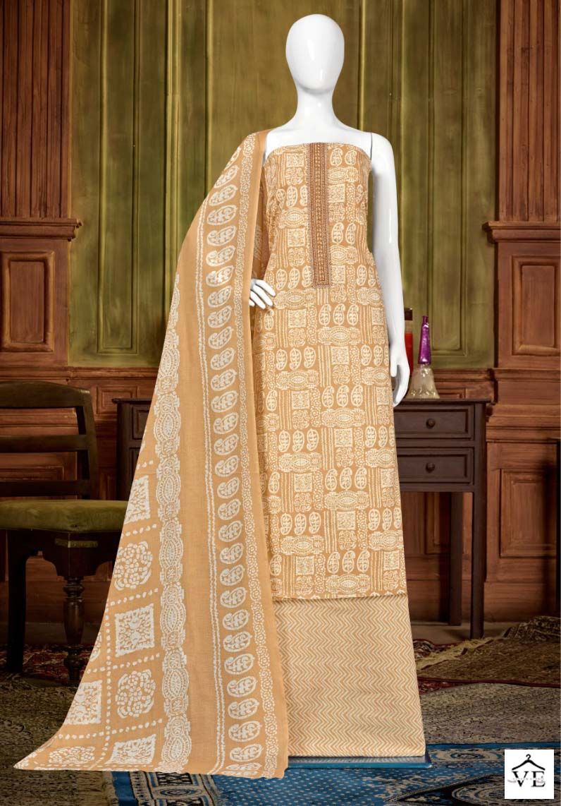 Bipson Mercedes 2148 Pure Cotton Wholesale Salwar Suit Catalog — Wholesale Salwar Suits, MPA wholesale from Surat - Gallery Image 4